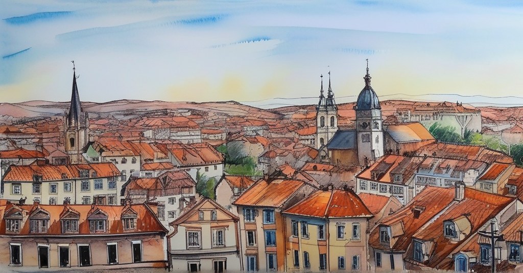 Aquarelle de Madrid