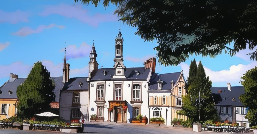 Mainvilliers — aquarelle — France