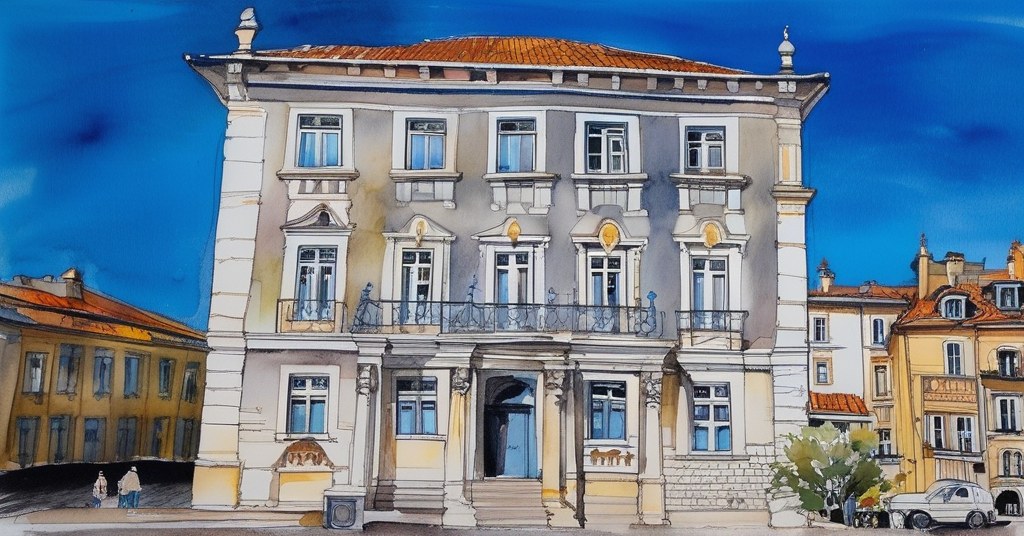 Marinha Grande — aquarelle — Portugal