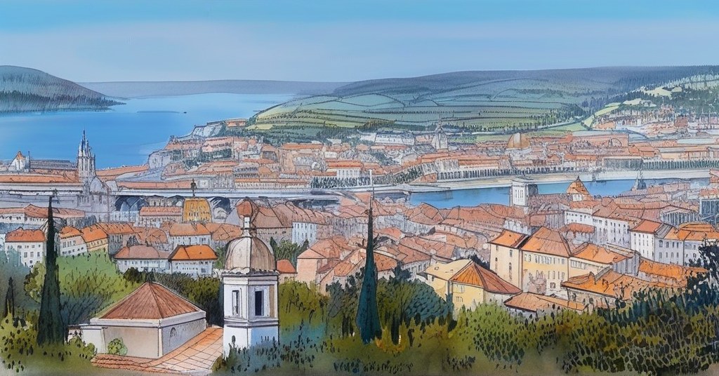 Aquarelle de Marseille