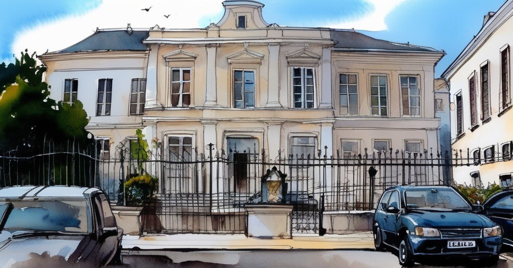 Maule — aquarelle — France