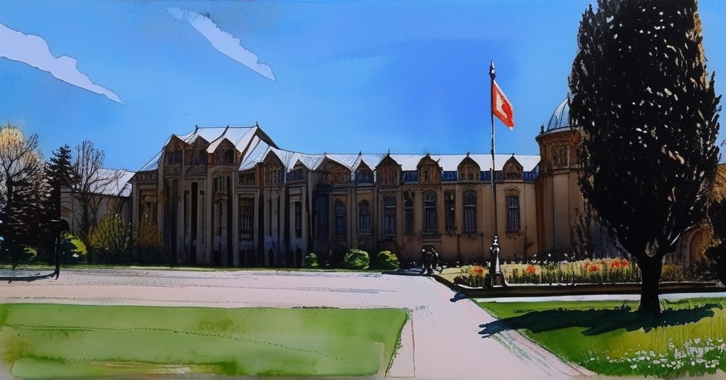 Montigny-le-Bretonneux — aquarelle — France