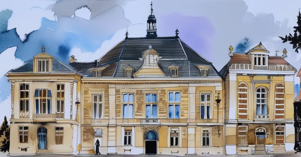 Montrouge — aquarelle — France