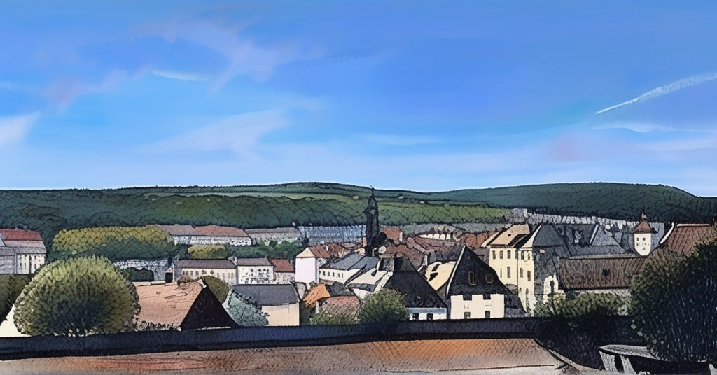 Aquarelle de Montville
