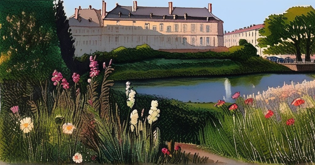 Mortagne-au-Perche — aquarelle — France
