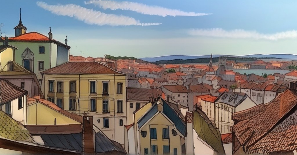 Narbonne — aquarelle — France