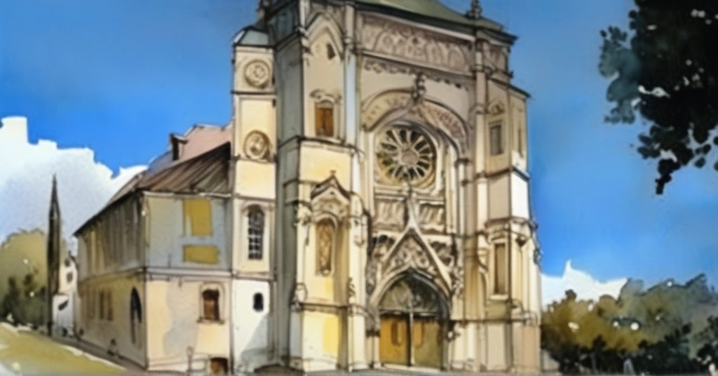 Aquarelle de Neufchâtel-en-Bray