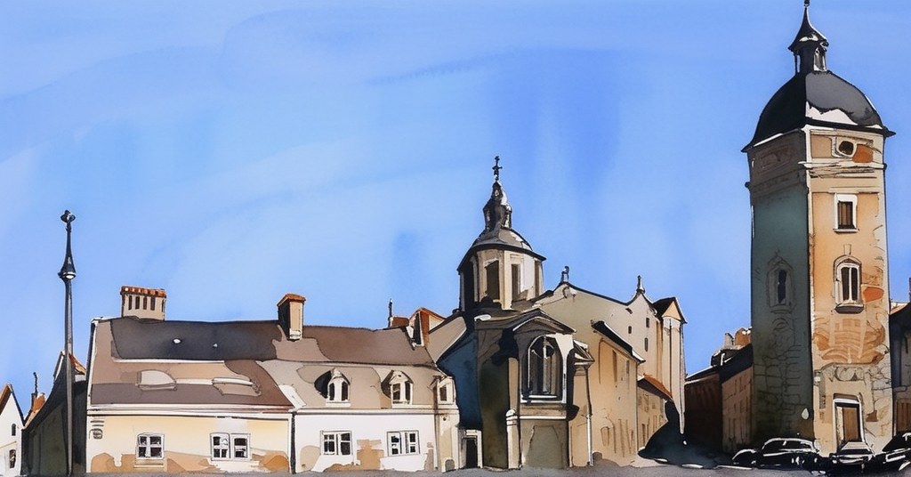 Aquarelle de Noues de Sienne