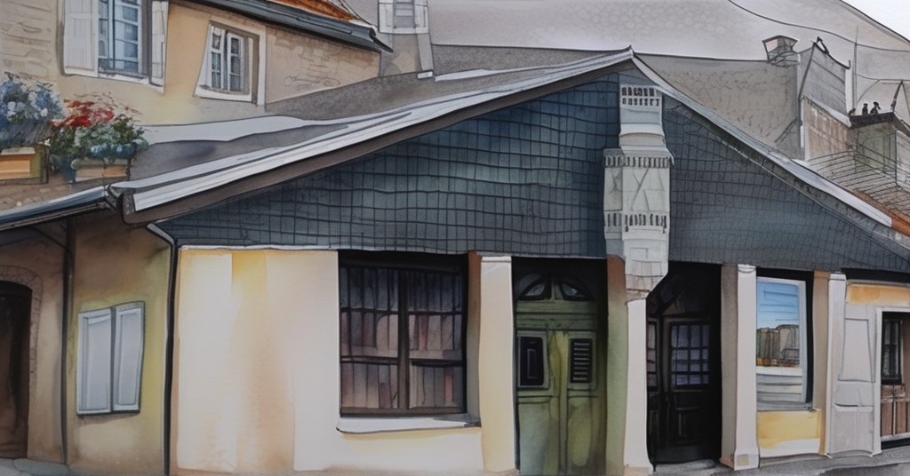 Aquarelle d’Octeville-sur-Mer