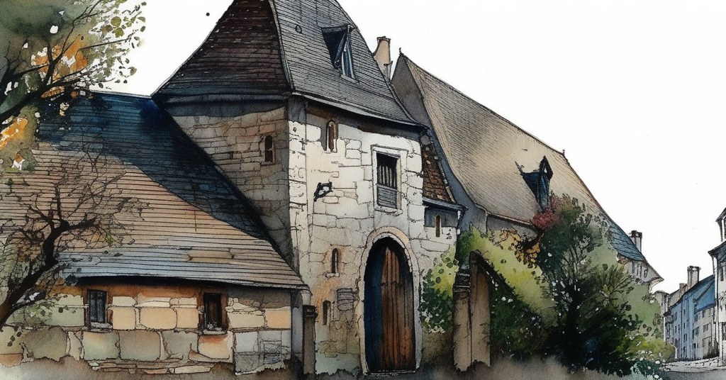 Aquarelle d’Oissel-sur-Seine