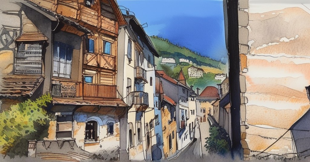 Aquarelle d’Ordino