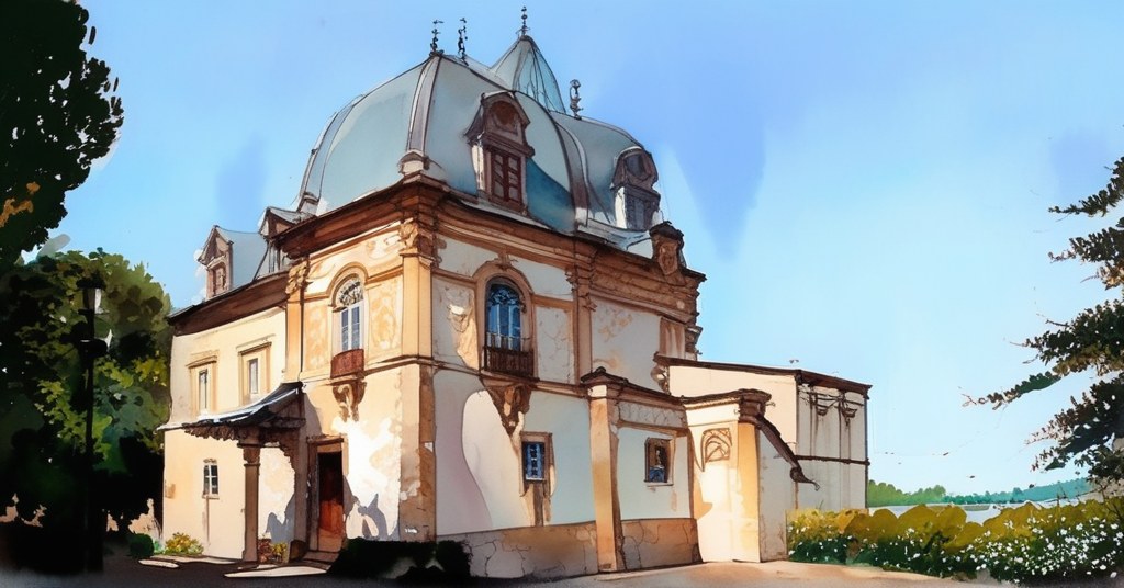 Orgeval — aquarelle — France