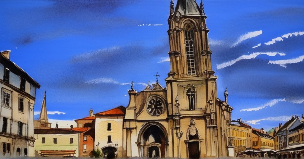 Aquarelle d’Oviedo