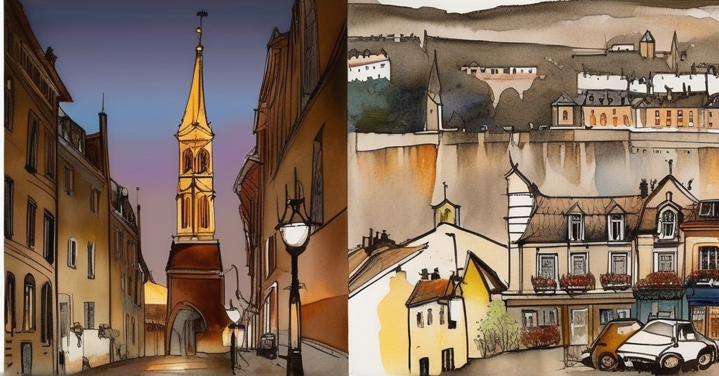 Paris 7e — aquarelle — France