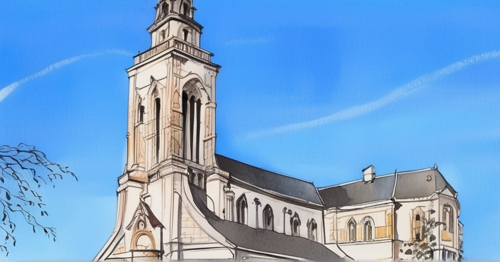 Percy-en-Normandie — aquarelle — France