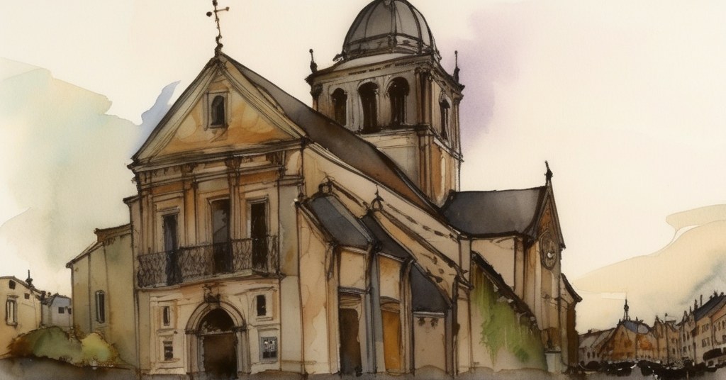Picauville — aquarelle — France