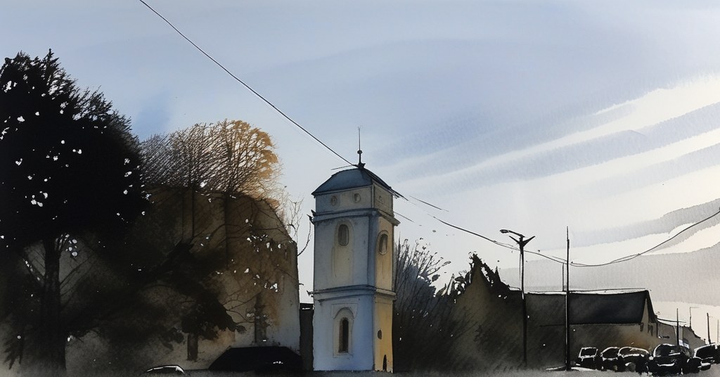 Pierres — aquarelle — France