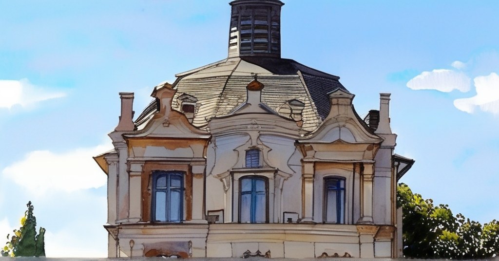 Saint-André-de-l'Eure — aquarelle — France