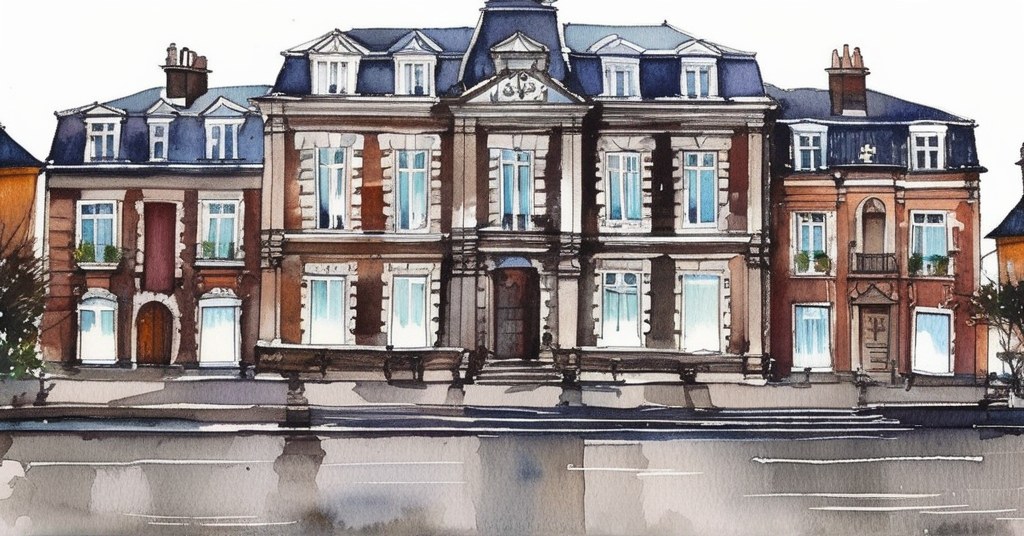 Aquarelle de Saint-Aubin-lès-Elbeuf