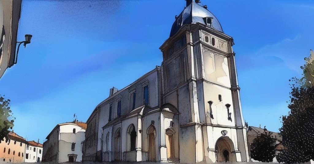Aquarelle de Saint-Étienne-du-Rouvray