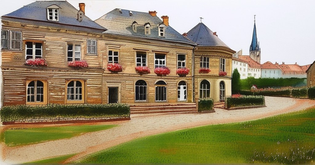 Saint-Jacques-sur-Darnétal — aquarelle — France
