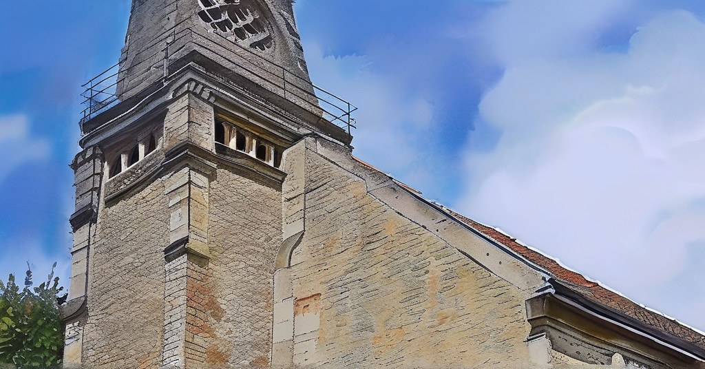 Saint-Jean-d'Elle — aquarelle — France