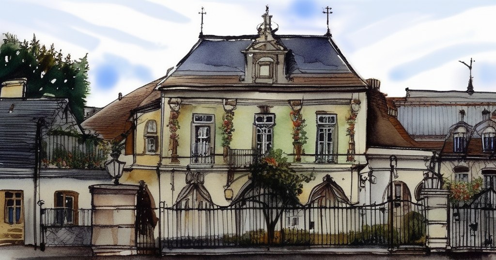 Saint-Maurice — aquarelle — France