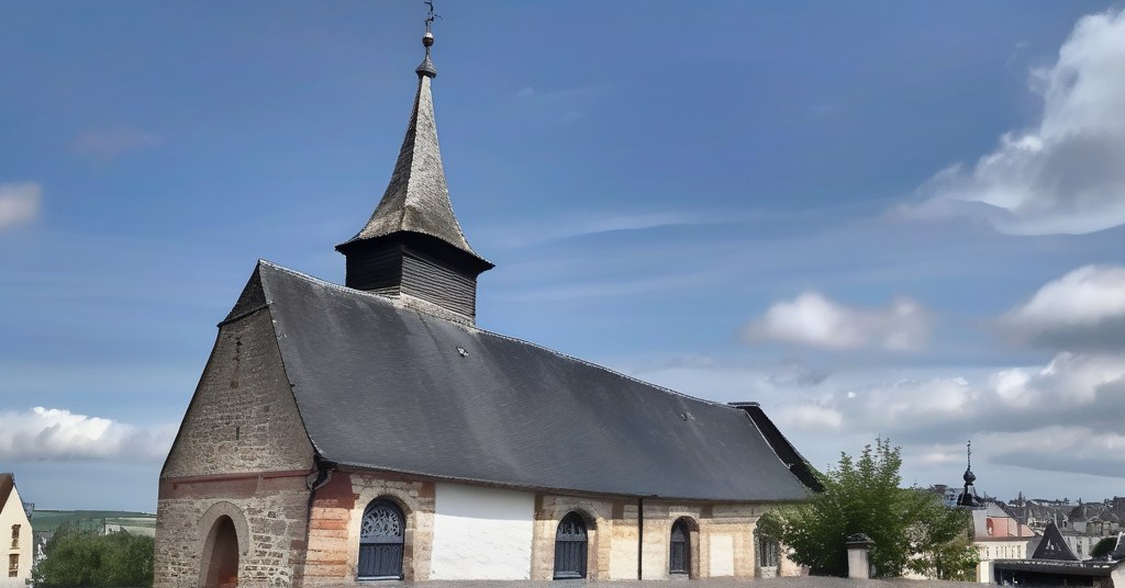 Saint-Ouen-de-Thouberville — aquarelle — France