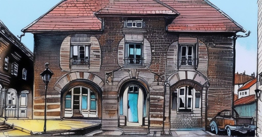 Saint-Pierre-de-Varengeville — aquarelle — France