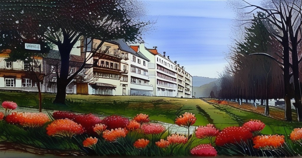 Aquarelle de Saint-Sébastien-de-Morsent