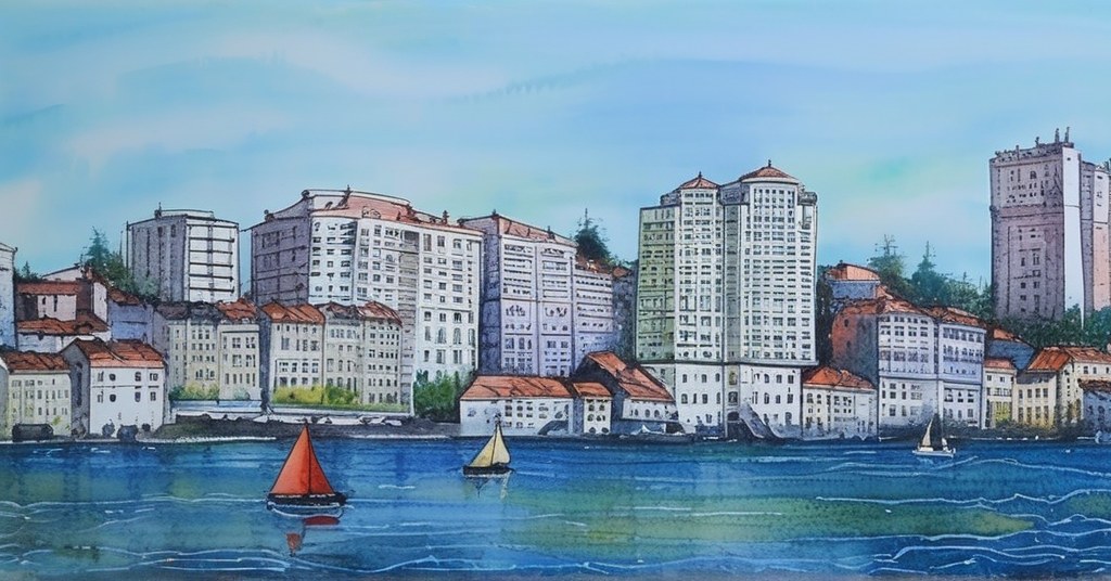 San Diego — aquarelle — France