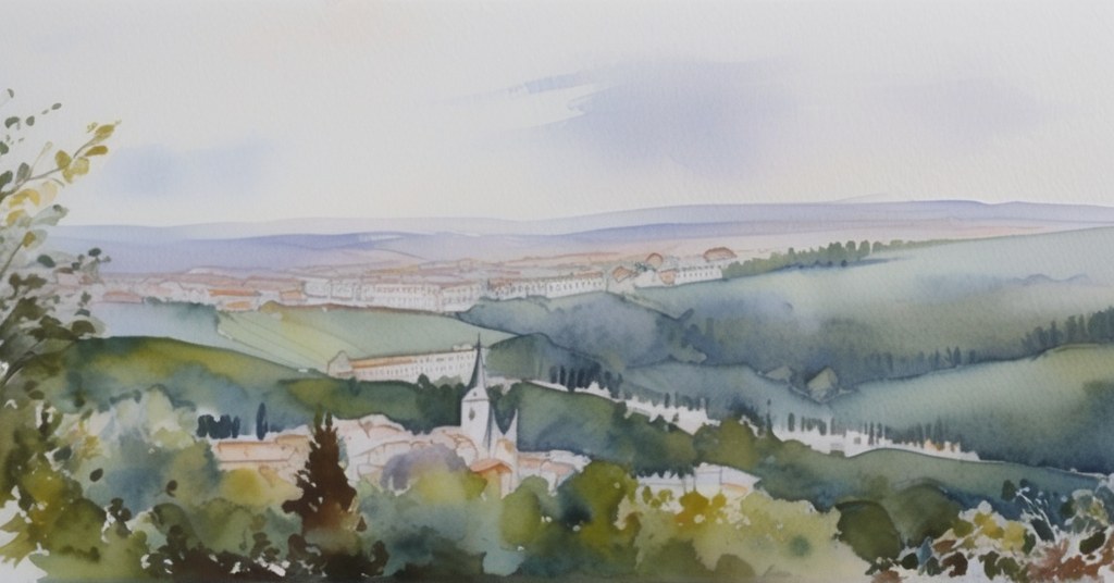 Sceaux — aquarelle — France