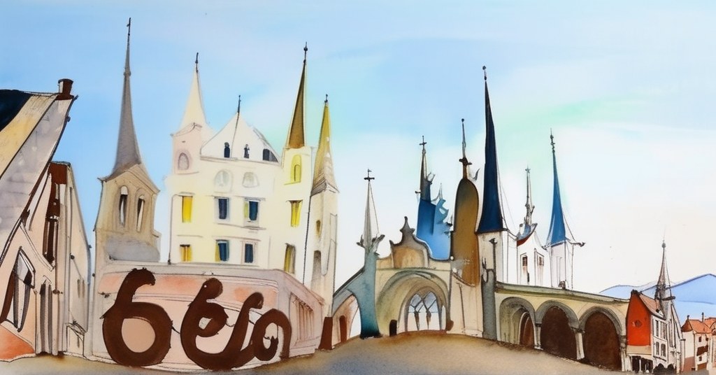 Sciez — aquarelle — France