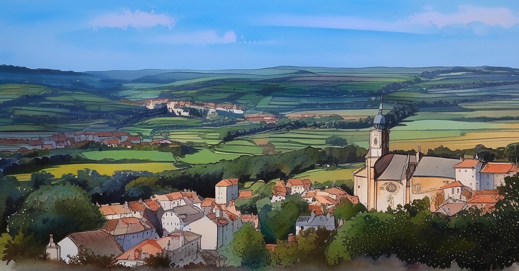 Sintra — aquarelle — Portugal