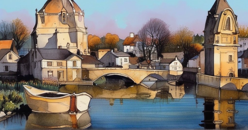Aquarelle de Strasbourg