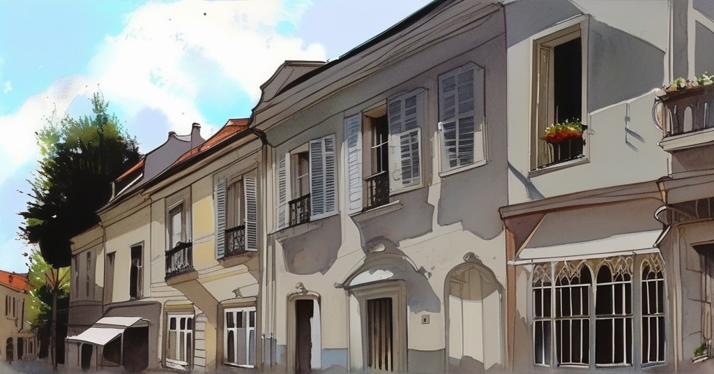 Vaucresson — aquarelle — France