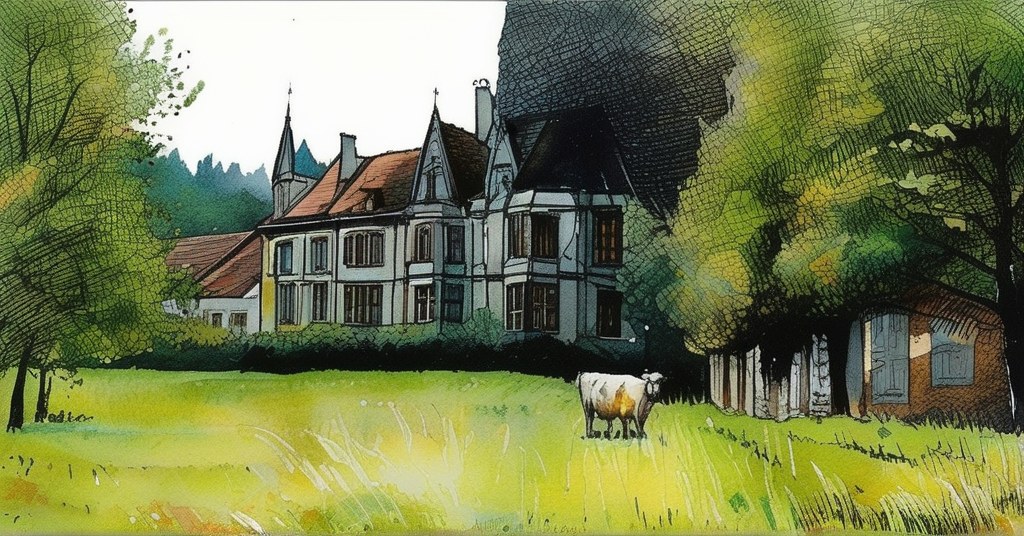 Vernouillet — aquarelle — France