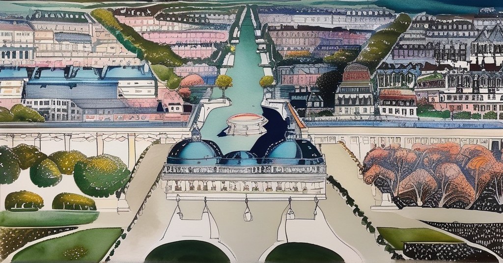 Aquarelle de Versailles