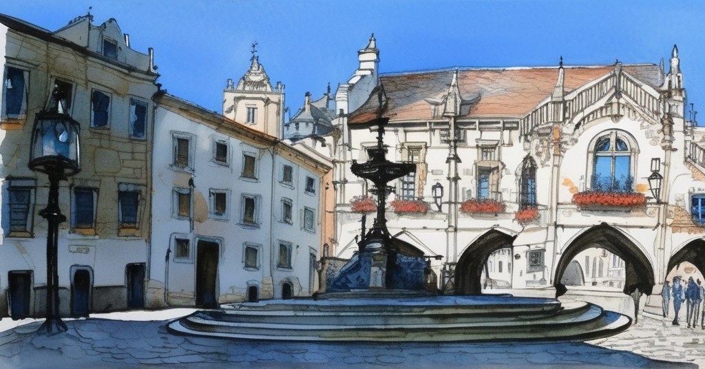 Viana do Castelo — aquarelle — Portugal