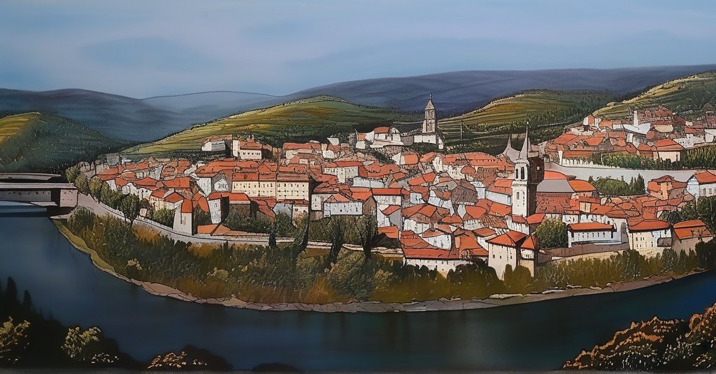Vichy — aquarelle — France