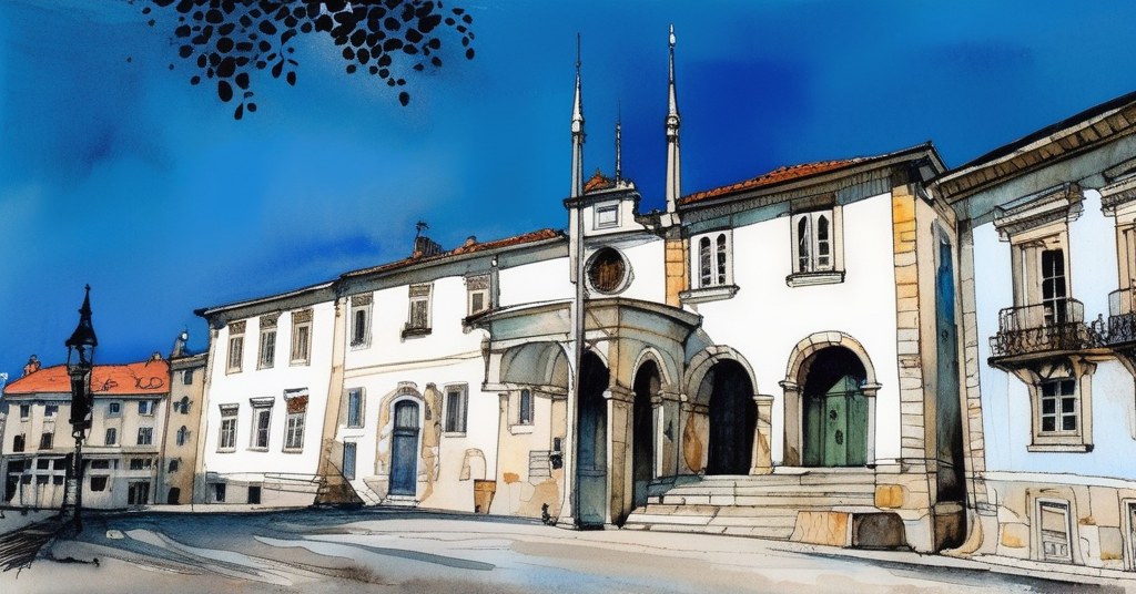 Vila do Conde — aquarelle — Portugal