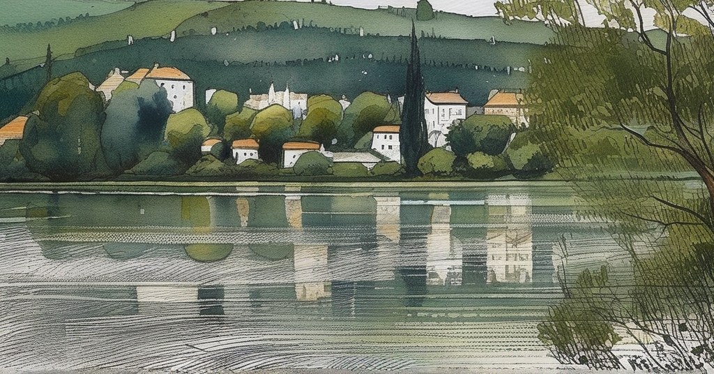 Ville-d'Avray — aquarelle — France