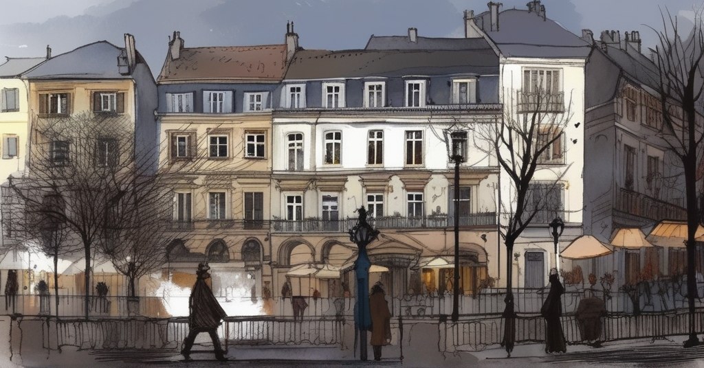 Villeneuve-Saint-Georges — aquarelle