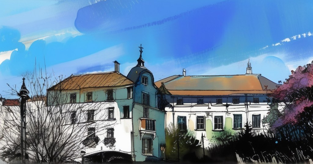 Voisins-le-Bretonneux — aquarelle